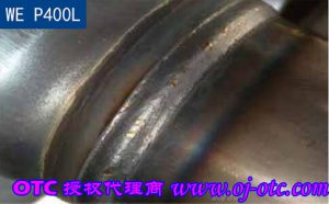 OTC WE-P400L焊接普通碳钢效果图