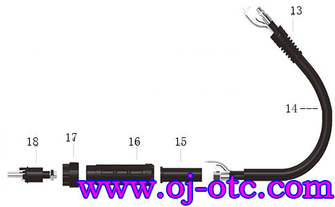 OTC CT-75/CT-80 枪尾分解图