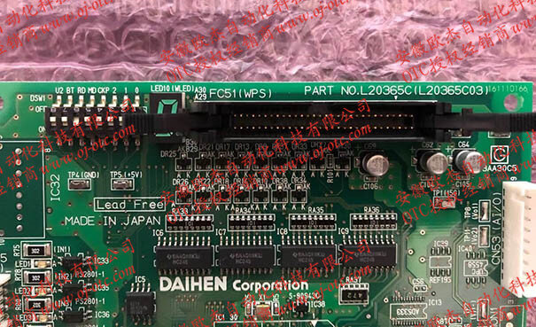 OTC Daihen L20365C00 接口特写 OTC Daihen L20365C00 通讯板接口