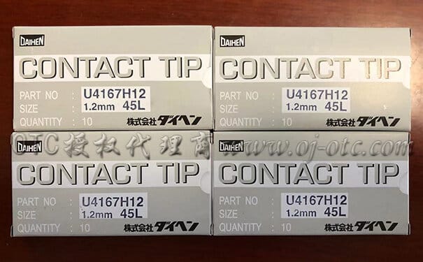 OTC 导电嘴 U4167H12 OTC导电嘴U4167H12侧面细节