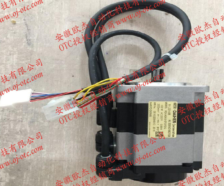 OTC Daihen W-L02148 标签特写 OTC Daihen W-L02148 电机标签