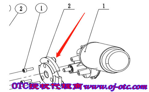 OTC U30022L00 结构对比 OTC Daihen 送丝电机 U30022L00 与 W-W03729 对比