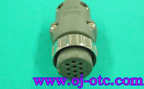 OTC 10芯插座 100-1381 焊接端 OTC Daihen 10芯航空插座 100-1381 接线端
