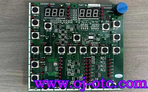 OTC Daihen 线路板 P10346R00 正面 OTC Daihen 原装线路板 P10346R00 正面