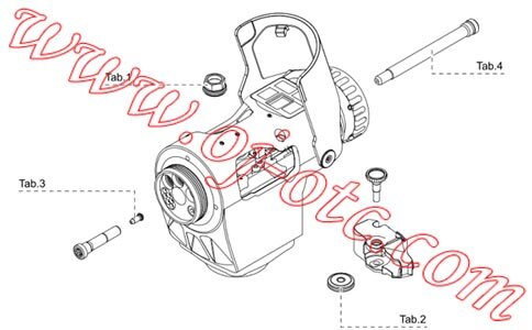 Fronius CMT 送丝马达配件 Fronius CMT送丝马达分解图及易损件